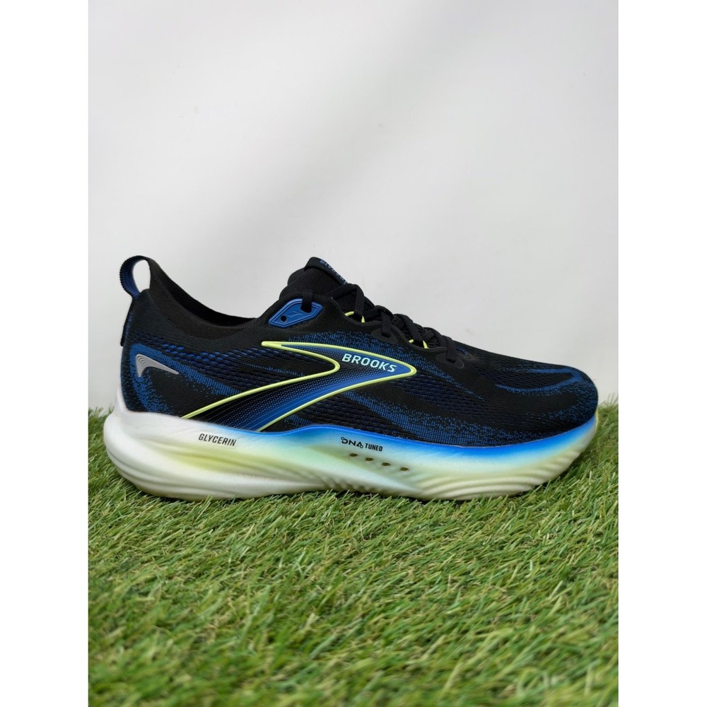 Brooks Glycerin 22 Shoes Men's 13 Black Cobalt Running Sneakers Walking Cushion